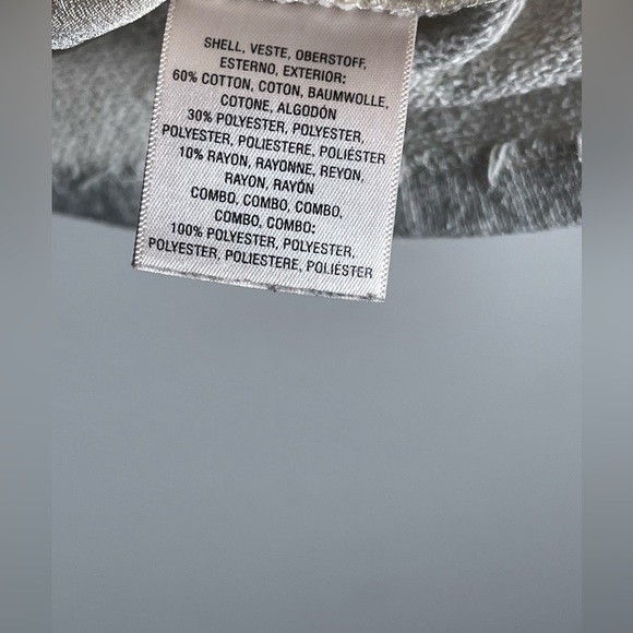 Anthropologie Saturday Sunday Millie Quilted Cut Out Gray Crewneck Top Sz Small - Picture 10 of 10